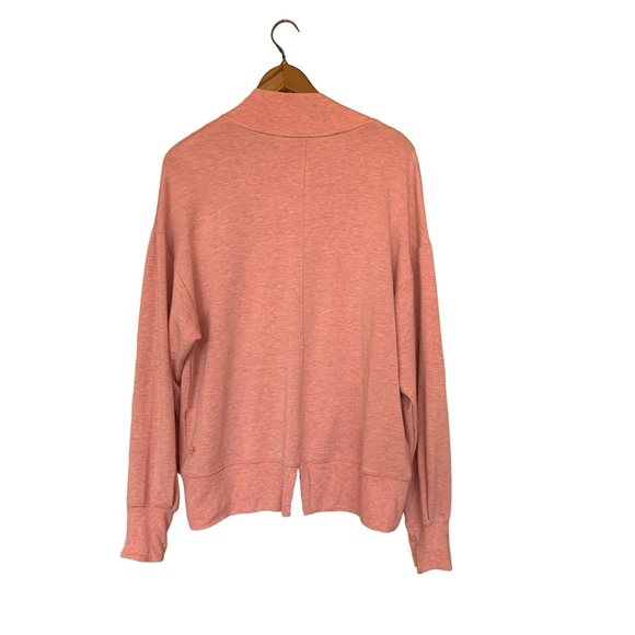 Athleta Apollo Crewneck Sweatshirt in Conch Pink Heather Size M - Picture 4 of 11